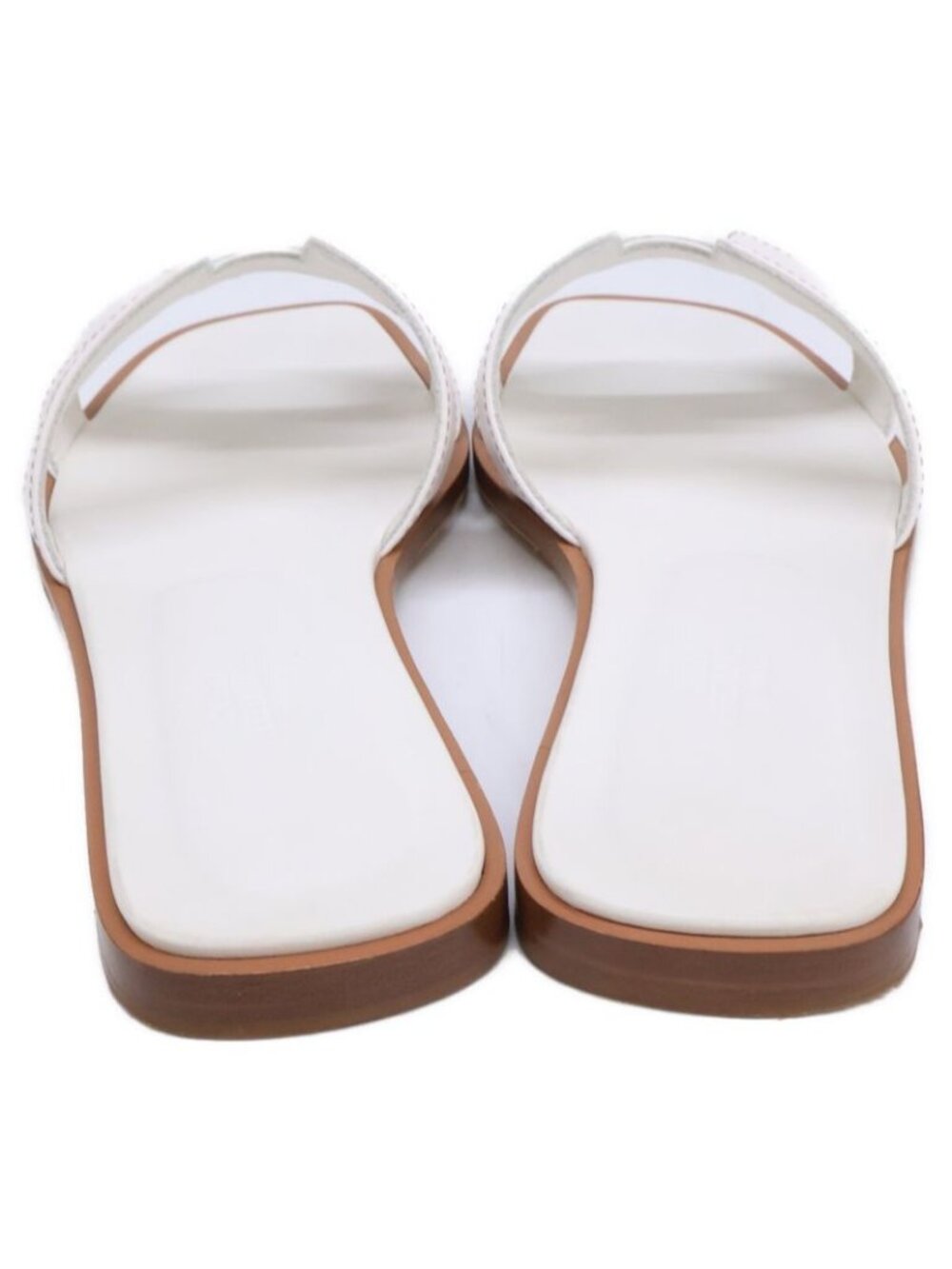 ★SOLD★ Hermes Oran Motif Box Scarf Flat Sandals 36.5 - Picture 3 of 7